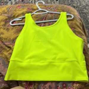 - Lululemon power pivot tank bright yellow